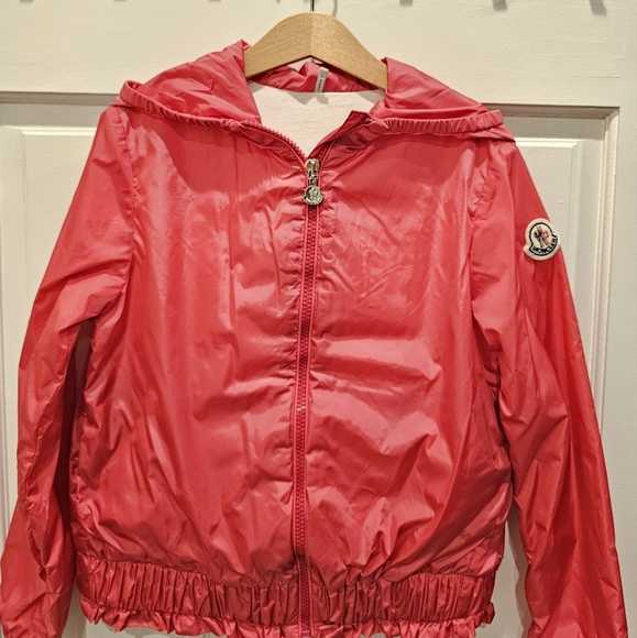 Moncler Girl's Hooded Wind Resistant Jacket - Picture 3 of 12